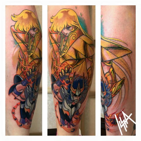 Encore un tattoo de Saint Seiya vraiment réussi !