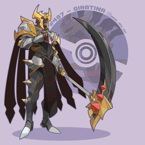8. Giratina en mode samouraï