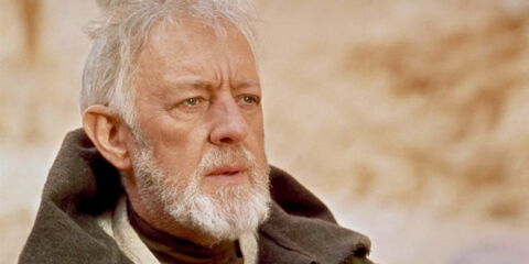 Alec Guiness dans Star Wars.