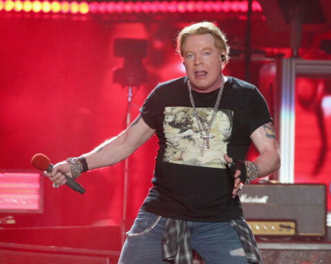 Le chanteur Axl Rose