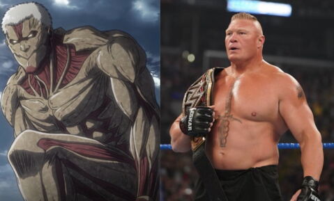 Le Titan cuirassé (Attaque des Titans) est inspiré de Brock Lesnar