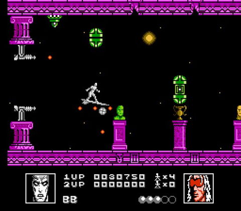 6. Silver Surfer - Sorti en 1990 sur NES