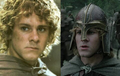 Merry de gros fêtard à écuyer du Rohan