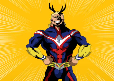9ème place - All Might (MHA)