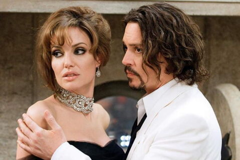 Johnny Depp et Angelina Jolie, à cause du film "The Tourist"