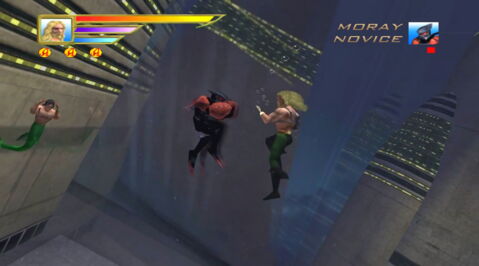 1. Aquaman : Battle for Atlantis - Sorti sur GameCube et Xbox en 2003