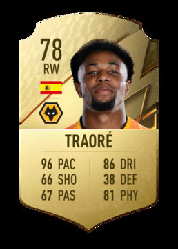 2 - Adama Traoré et ses 96 de vitesse