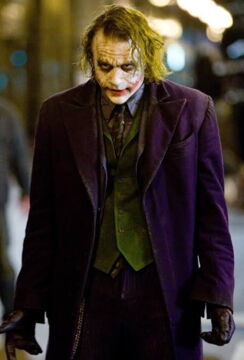 N°1 : Joker (15.67%) - incarné par Heath Ledger