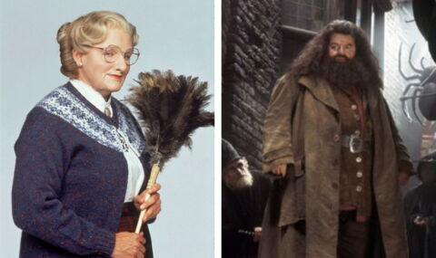 Robin Williams dans le rôle d’Hagrid