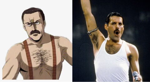 Freddie (Cromartie High School) est un copié-collé de Freddie Mercury