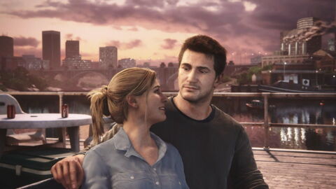 Nathan Drake et Elena dans Uncharted