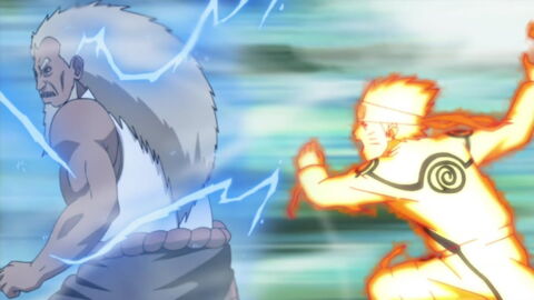 4. Naruto contre le Troisième Raikage