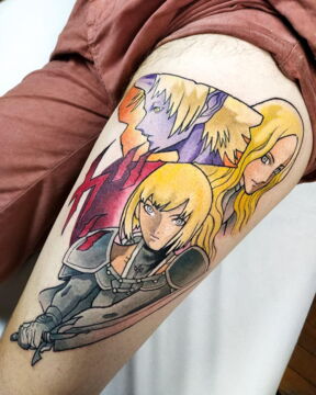 Un joli triptyque de Claire, Teresa et Priscilla de Claymore