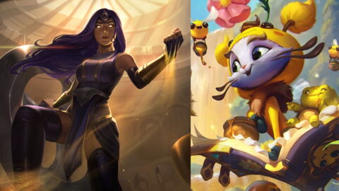 Sivir et Yuumi pour plus de sécurité lors d'un fight
