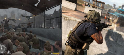 Avant/Après : Call Of Duty