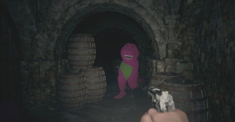 Le mod "Barney le dinosaure"