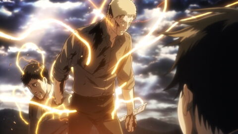 6. Reiner et Bertolt se transforment en titan