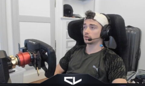 Le pilote de formule 1 Charles Leclerc