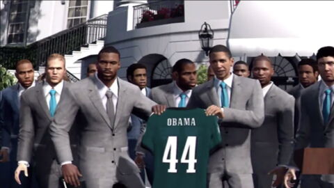 Barack Obama dans Madden 11