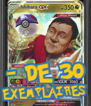 5ème carte Pokémon la plus rare : Black Star Promo Holo Ishihara GX Card - moins de 30 exemplaires