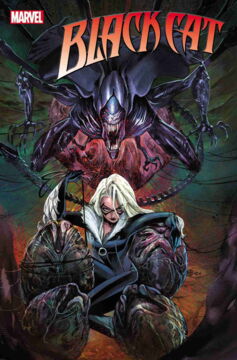 Catwoman contre le xénomorphe