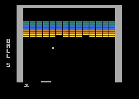 7. Super Breakout - Développé par Atari