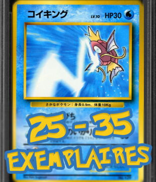 4ème carte Pokémon la plus rare : 'Magikarp Tamamushi University Promo Card' - entre 25 et 35 exemplaires