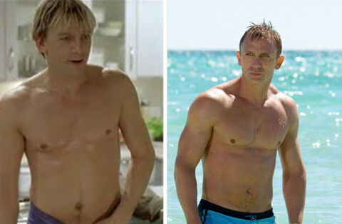 Daniel Craig avant/après James Bond