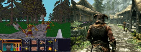 Avant/Après : The Elder Scrolls