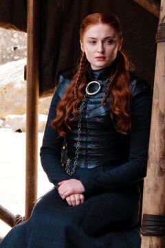 N°10 : Sansa Stark (interprétée par Sophie Turner)