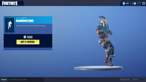 6. Rambunctious (500 V-Bucks)