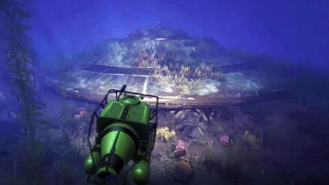 4. L'OVNI échoué dans la mer (GTA 5)