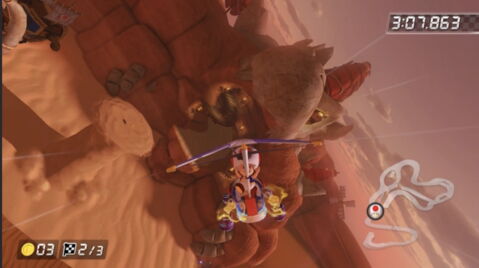 2. Vous volez dans la gueule de Bowser Skelet