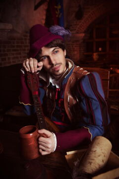 Le cosplay de Jaskier par Gerutskiy