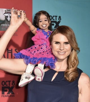 Jyoti Amge, Indian actress, suffers from a disease that prevents her from growing. She’s officially the world’s smallest woman at just 2 feet tall.