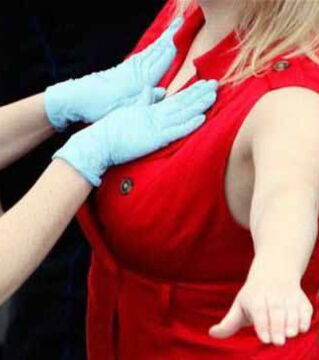 'Are you hiding anything in these things, ma’am?'