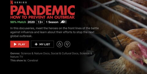 'Pandemic' - 6 episodes Netflix documentary series