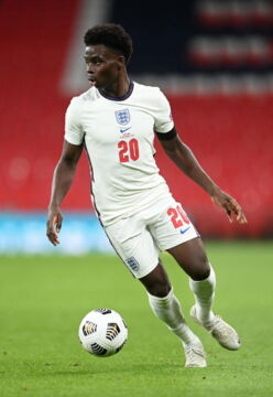 Bukayo Saka – Arsenal – Date of Birth: 05/09/2001 – Age:19