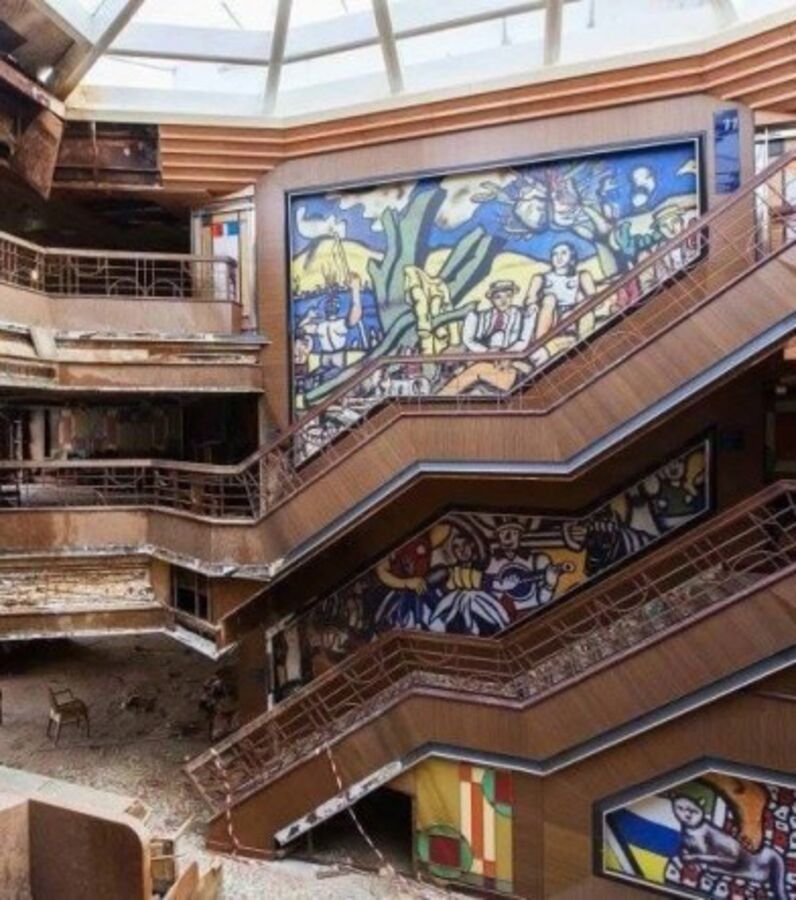 Photos Costa Concordia voici des photos exclusives de l'intérieur du bateau, 7 ans après son