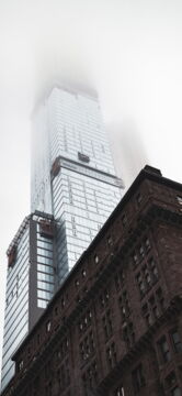 Fond d'écran iPhone 11, 11 Pro et 11 Pro Max : bâtiment ville grise