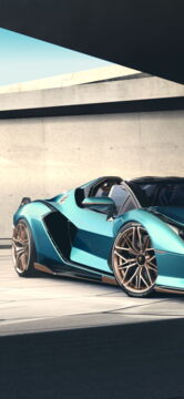 Fond d'écran iPhone 11, 11 Pro et 11 Pro Max : voiture Lamborghini Sian