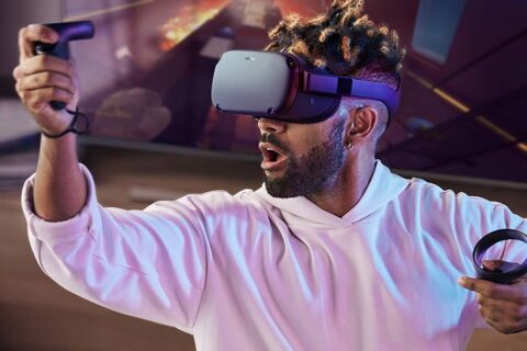 Le casque de réalité virtuelle Oculus Quest est à 399 euros au lieu de 449 euros