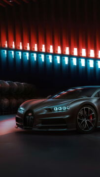 Photo d'une Bugatti Chiron en 4k