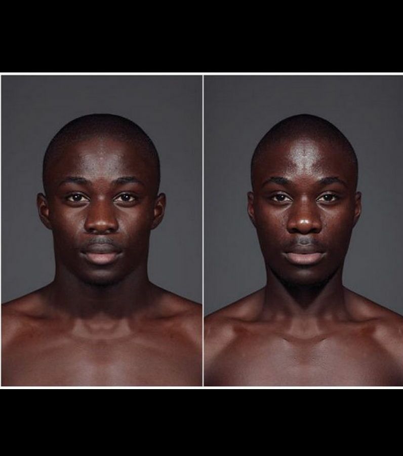 Découvrez une série de portraits symétriques en images