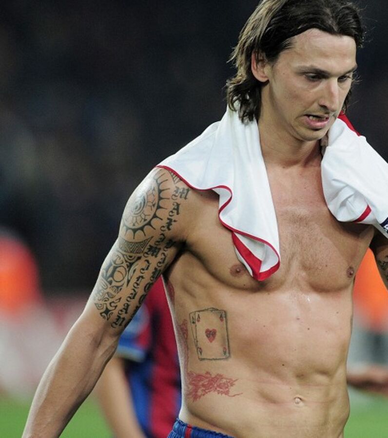 Tatouage Zlatan Ibrahimovic : Les Tattoos De La Star Du PSG