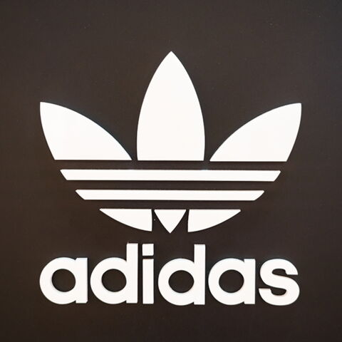 Die drei Streifen symbolisieren einen Berg, den es zu besteigen gilt. Ein Symbol für Athleten, die ihre Grenzen überschreiten müssen. Credits: Getty Images