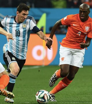 Argentinien - Niederlande, 2014, 0:0. Die Gauchos ziehen durch einen Sieg im Elfmeterschießen ins WM-Finale ein.