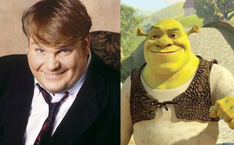 Chris Farley stirbt, bevor er "Shrek" fertig eingesprochen hat