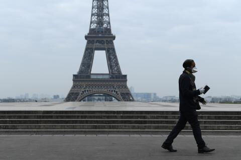 Die Trocadero-Promenade, Paris (Frankreich)