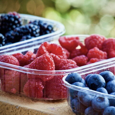 Dunkle Beeren sind reich an Antioxidantien